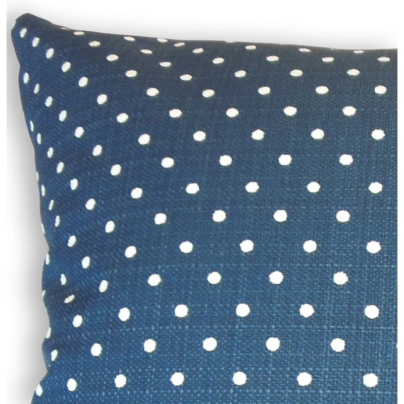 The Pillow Collection Vikas Polka Dots Reversible Throw Pillow