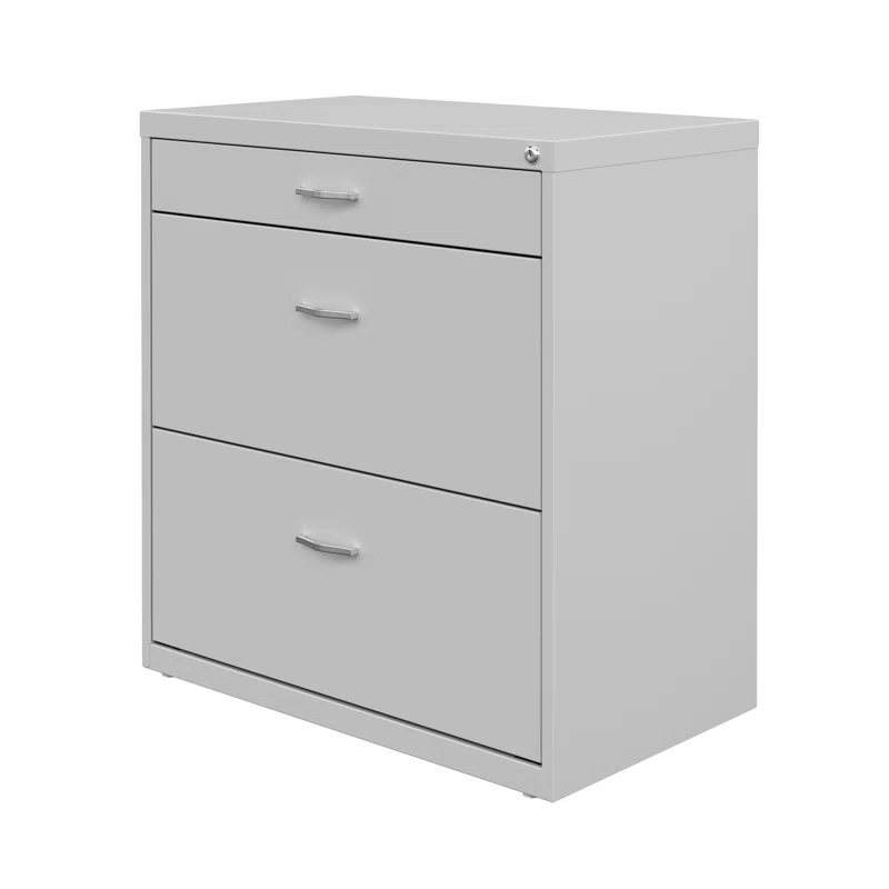 Inbox Zero Clete 30'' Wide 3 -Drawer Steel File Cabinet