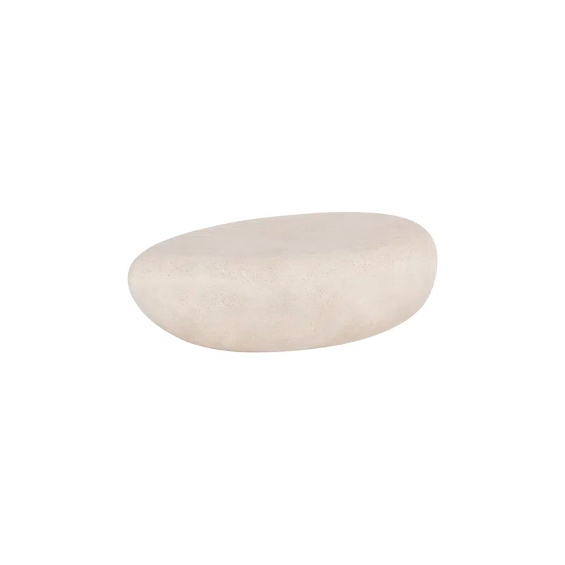 Roman Stone River Stone Solid Coffee Table