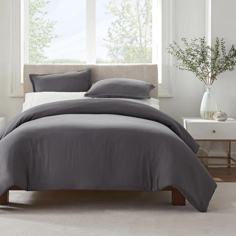 Serta Serta Simply Clean Antimicrobial 3 Piece Duvet Cover Set