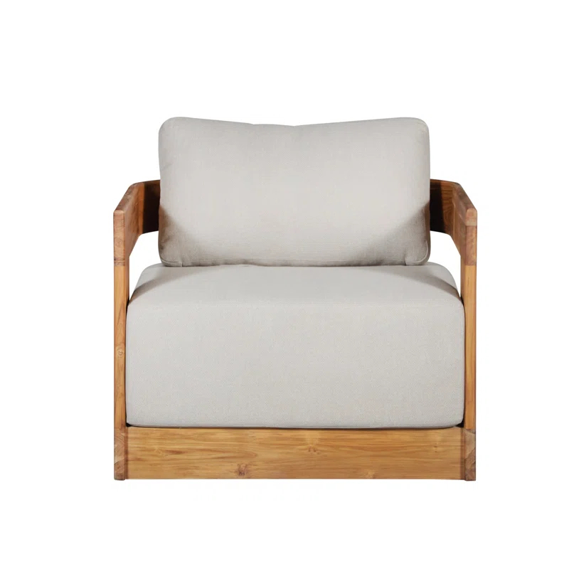 Crafters and Weavers Premium All-Weather Wicker Outdoor Lounge Chair