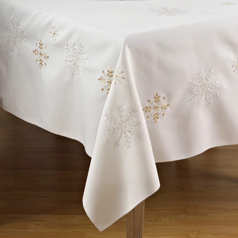 The Holiday Aisle® Sermons Geometric Christmas Tablecloth