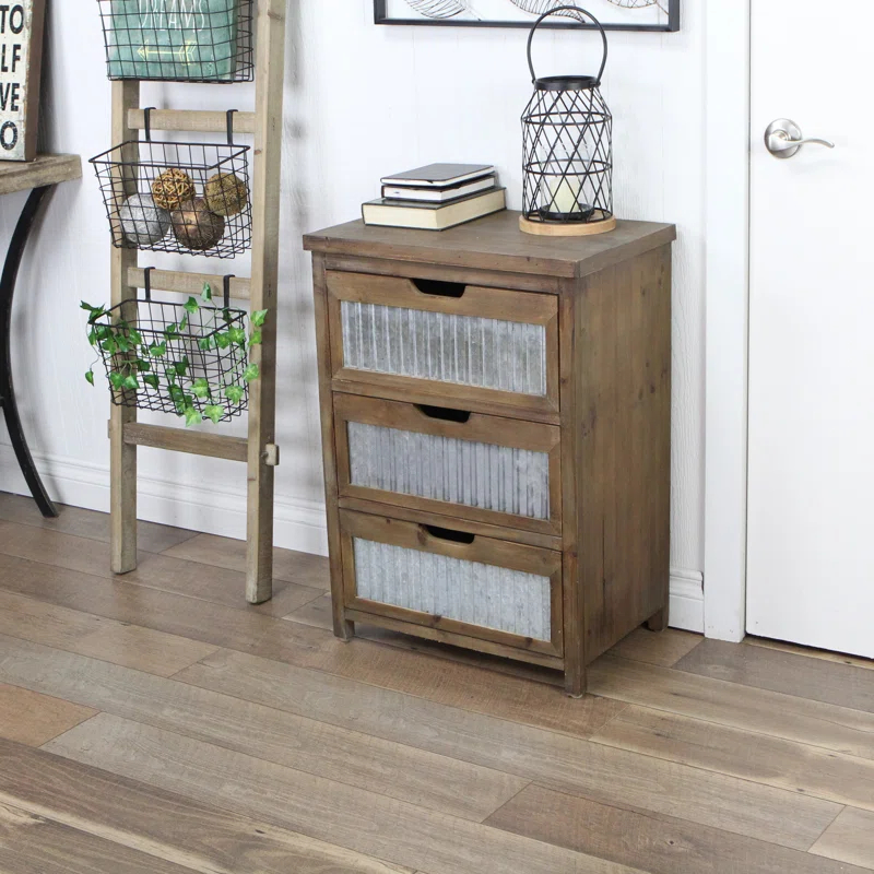 Ophelia & Co. Maynard Solid Wood Accent Chest