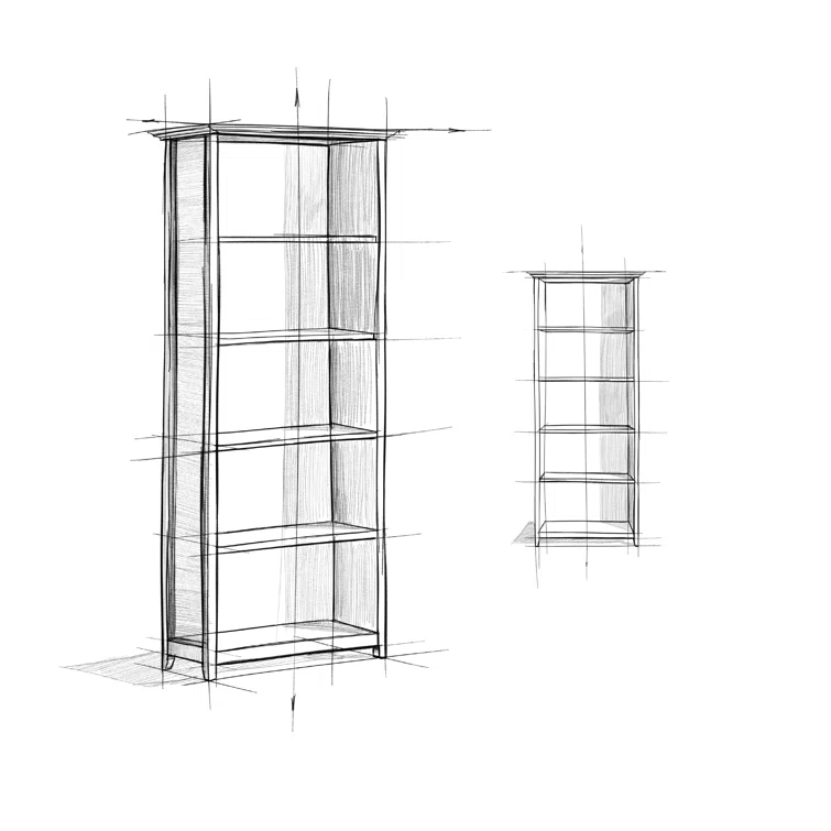 Simpli Home Amherst 30"W Solid Wood 5 Shelf Bookcase with Adjustable Shelves & Reviews | Wayfair