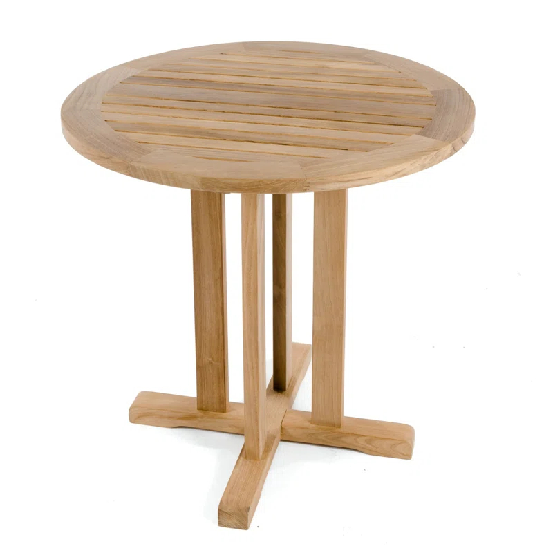Westminster Teak Westminster Teak Round Teak Outdoor Bistro Table
