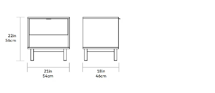 Belmont End Table With Storage