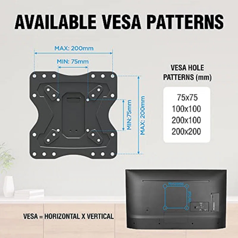 ELG ELG Versatile Full Motion TV Wall Mount with VESA 200x200mm Tilt and Swivel for 15 to 58 inch TVs