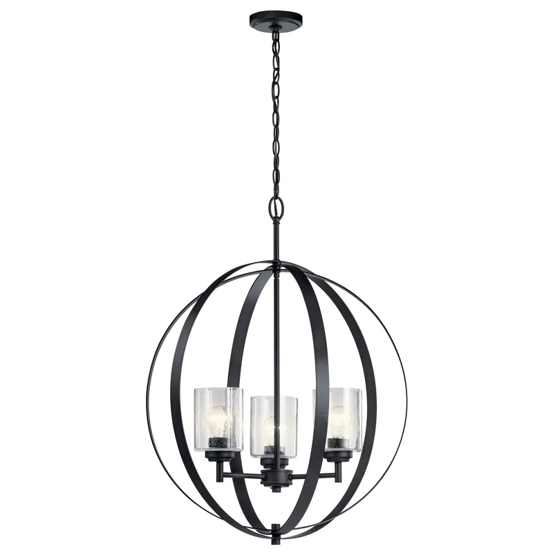 Kichler Lighting Winslow 3 - Light Dimmable Geometric Chandelier