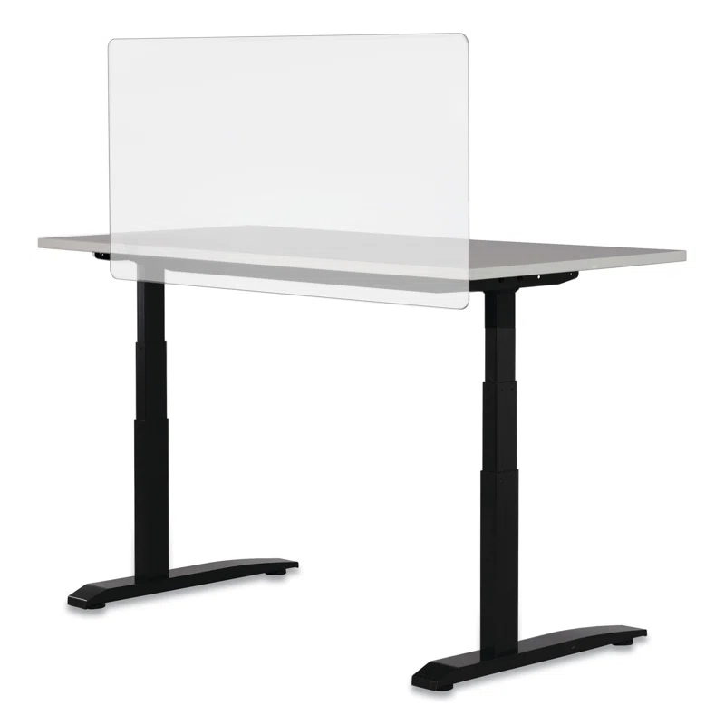 Safco® Plastic/Acrylic 1 Panel Desk Divider