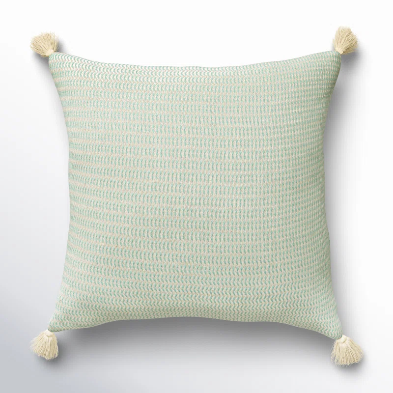 Birch Lane™ Effa Brenly Turkish Cotton Striped Square Throw Pillow