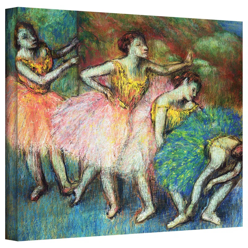 Vault W Artwork " Four Dancers " by Edgar Degas