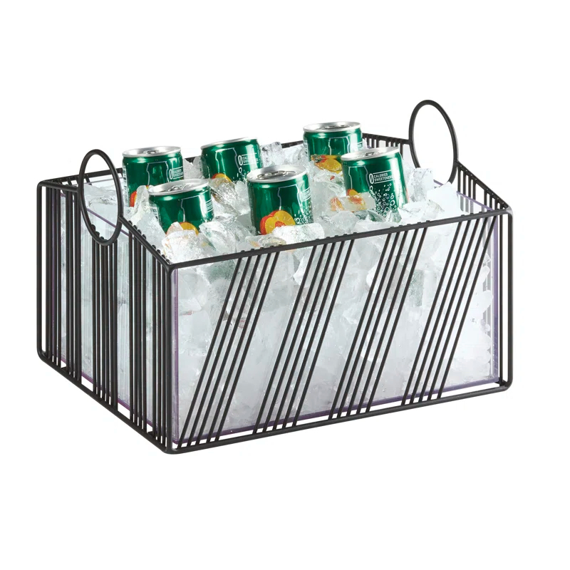 Cal-Mil Portland Ice Housing with Clear Pan Black