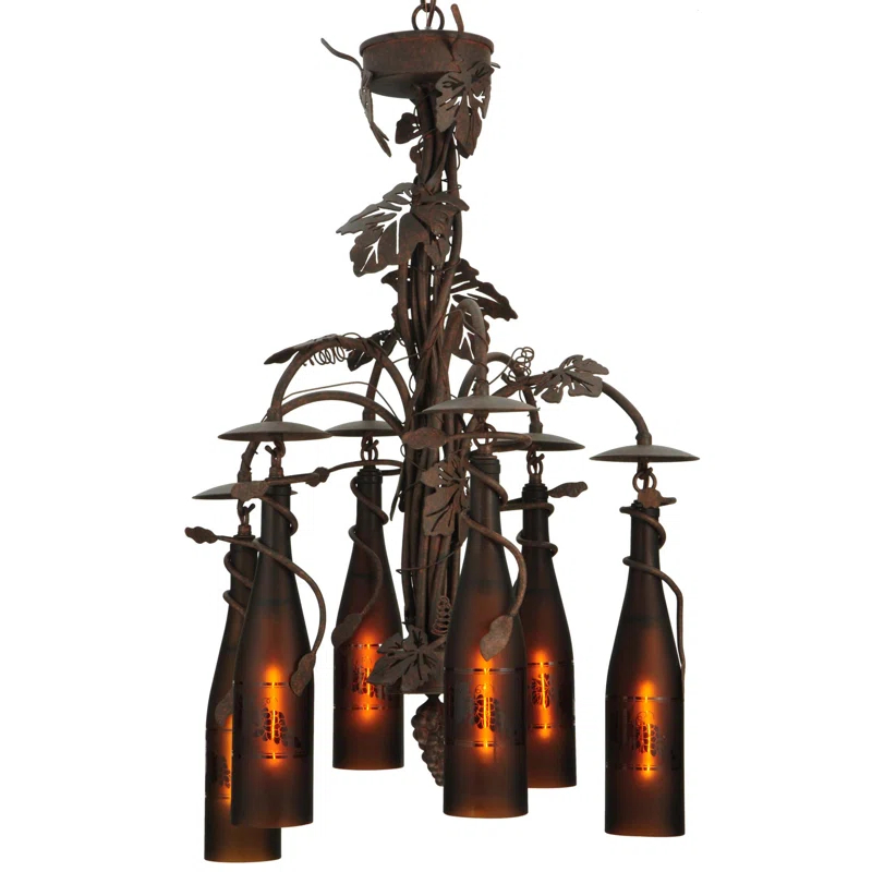 Meyda Lighting Rustic Lodge 6 - Light Classic / Traditional Chandelier