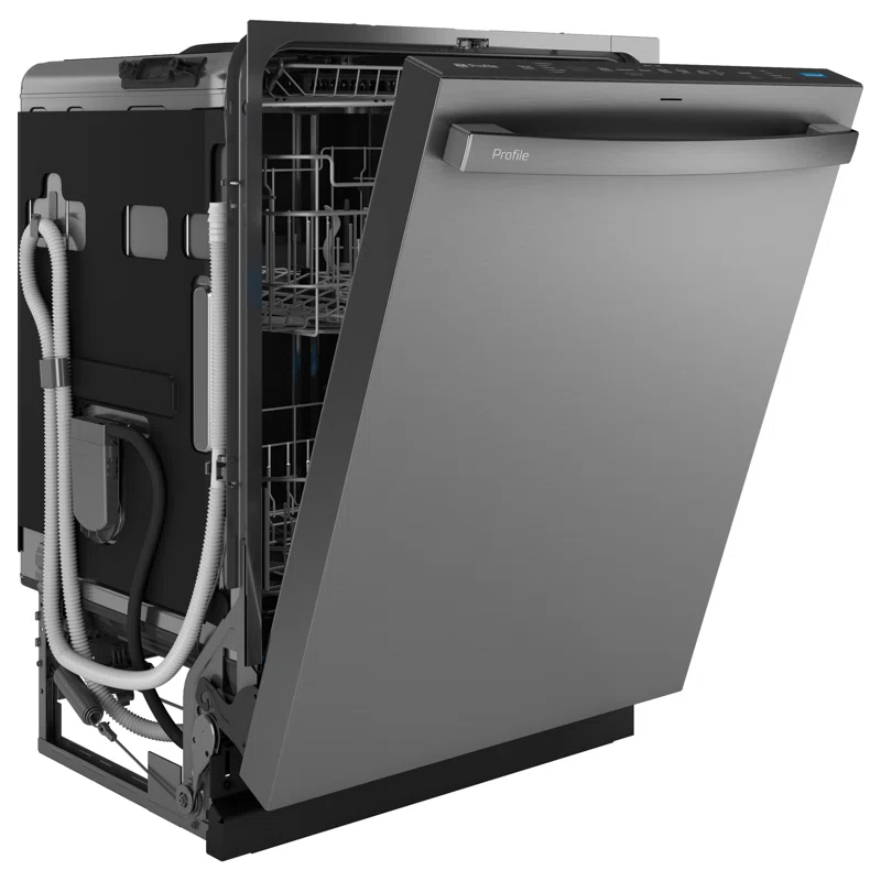GE Profile™ PDT715SYVFS 24" 44 Decibel ENERGY STAR Certified Smart Built-in Top Control Dishwasher with Adjustable Rack and Tub
