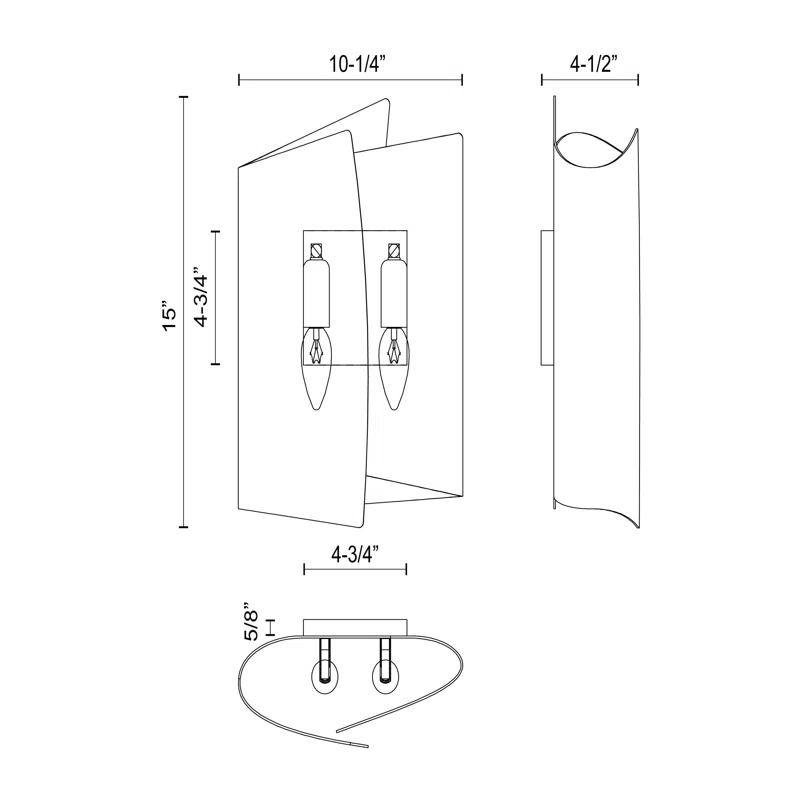 Alora Lighting Parducci 2-Light Bath Sconce | Wayfair