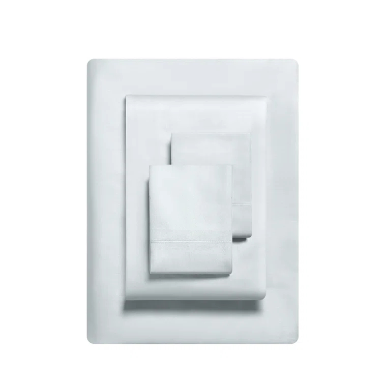 Vera Wang Puckered Texture Vera Wang T800 Sateen Solid CVC Sheet Set