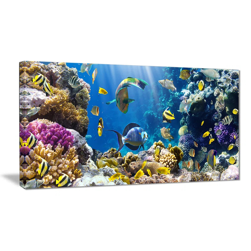 East Urban Home " Fish In Coral Reef "