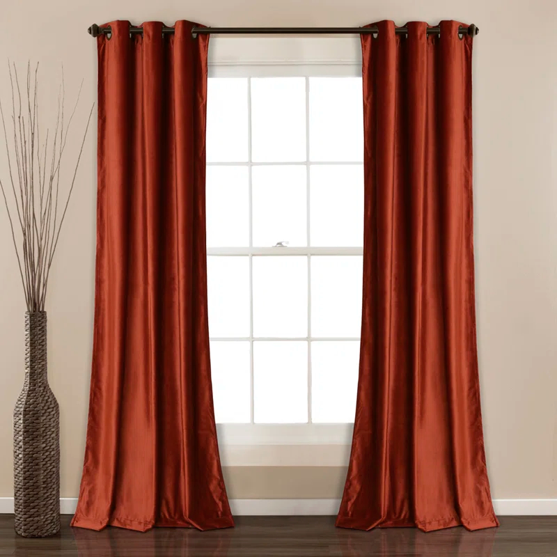Lush Decor Prima Velvet Solid Velvet Room Darkening Curtain Pair (Set of 2)