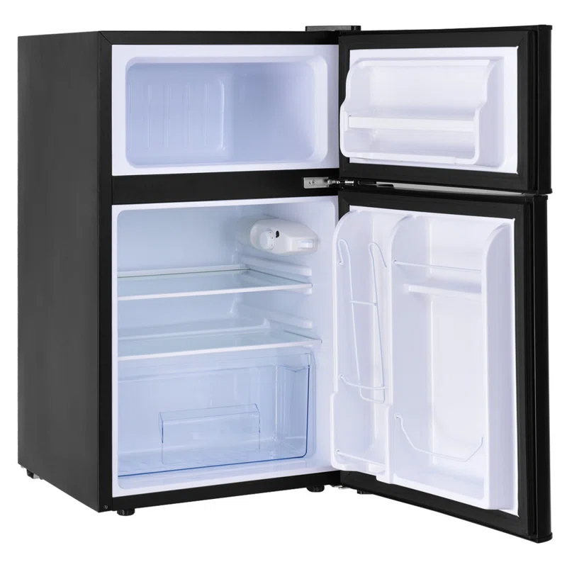 FORCLOVER FORCLOVER 3.2 Cubic Feet Freestanding Mini Fridge with Freezer