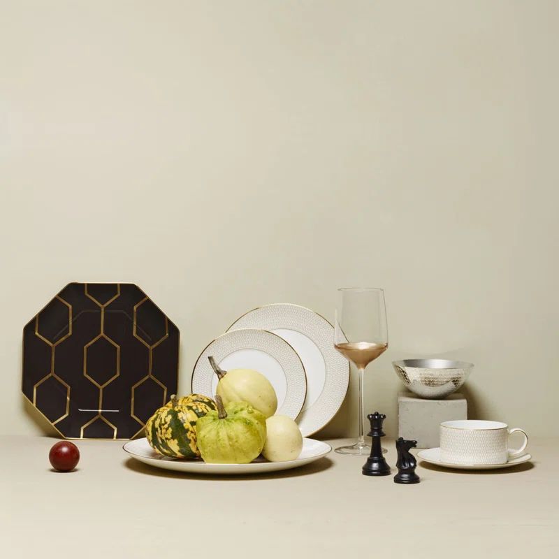 Wedgwood Gio Gold Salad Plate 8" | Wayfair