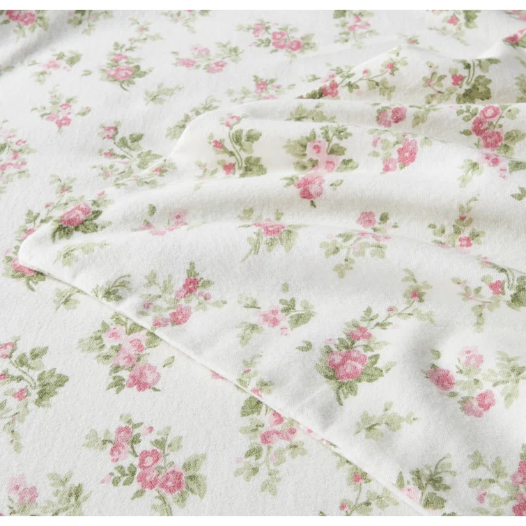 Laura Ashley Laura Ashley Cotton Flannel Cozy Sheet Sets