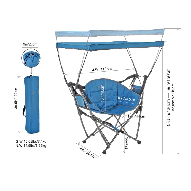 ARROWHEAD Outdoor Folding Camping Chair