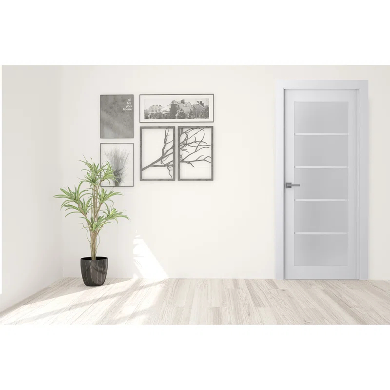 Belldinni Palladio 5-Lite DIY-Friednly Manufactured Wood and Glass Single Prehung Interior Door