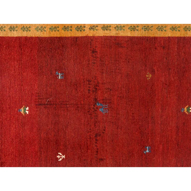 Pasargad Tribal One-of-a-Kind 3'5" X 4'9" Wool Area Rug in