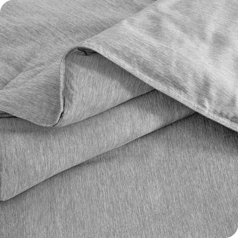 Bare Home Bare Home Heathered Comforter Set - Ultra-Soft - Goose Down Alternative - All Season Warmth