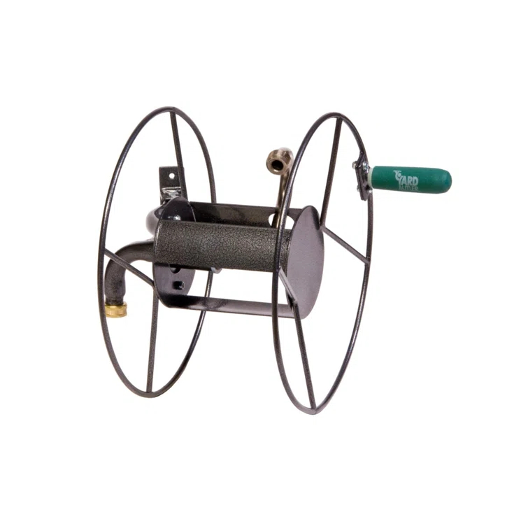 Yard Butler Yard Butler Mighty Reel Steel Wall Mounted Swivel Hose Reel - 75'