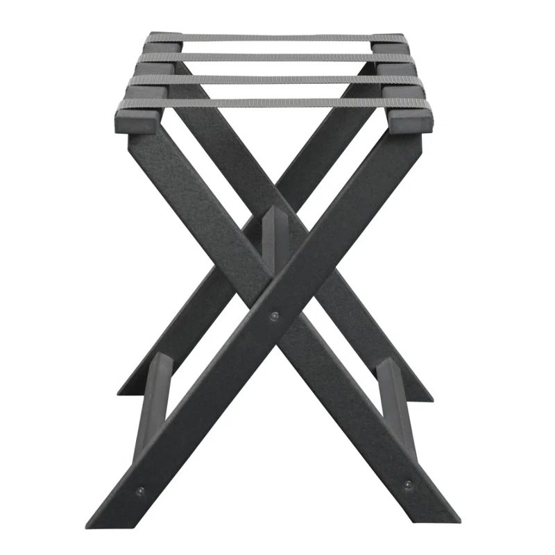 Lux Comfort Folding Eco-friendly Post Consumer Recycled Plastic Luggage Rack