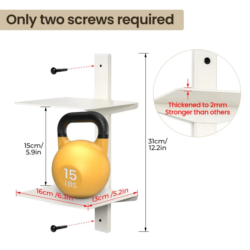 Invisible Floating Bookshelf For Wall Mounted, 4 Tier Vertical Spine Book Tower, 2 Pack White