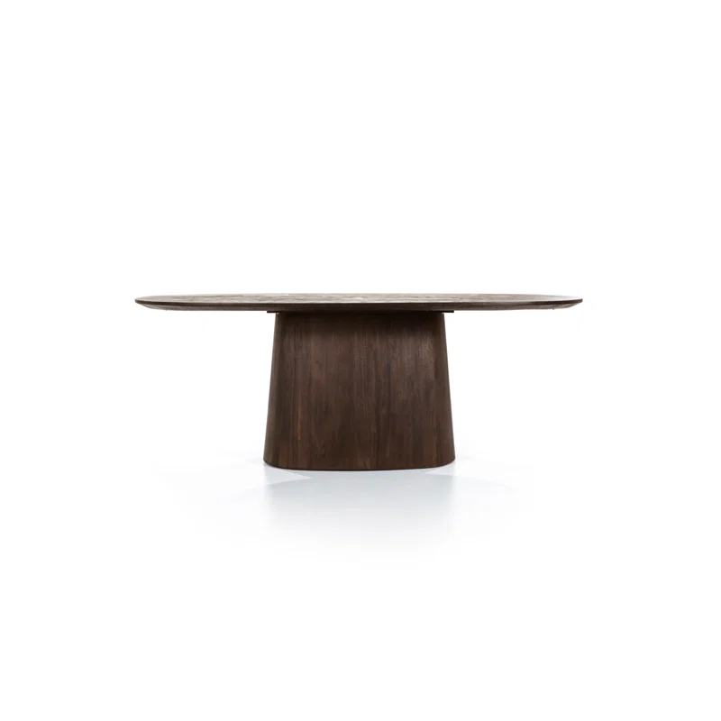 Eleonora Aron Oval Solid Wood Top Dining Table
