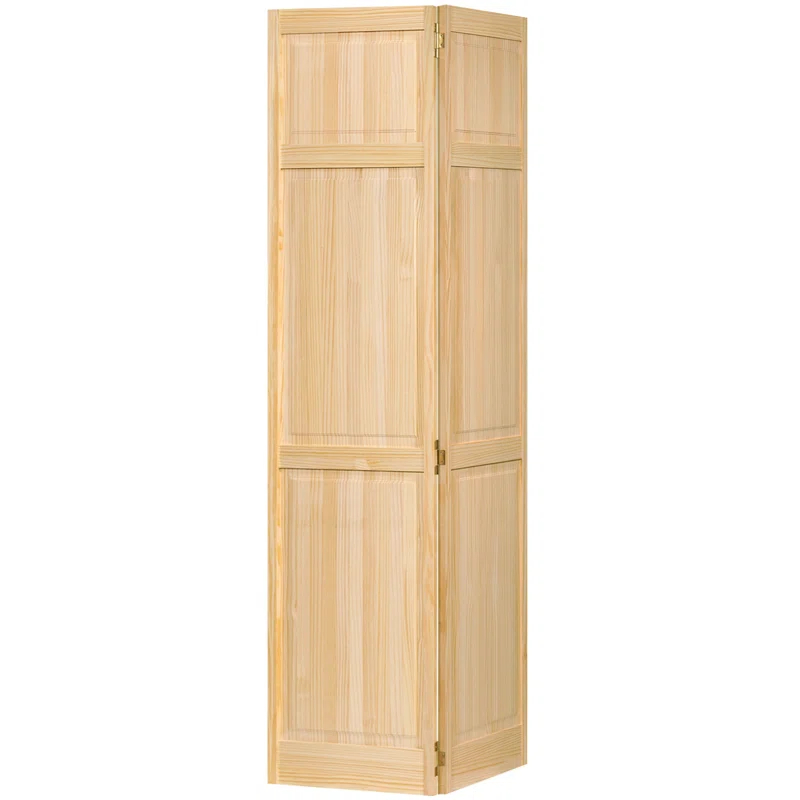 Kimberly Bay Paneled Wood Unfinished Bi-Fold Door