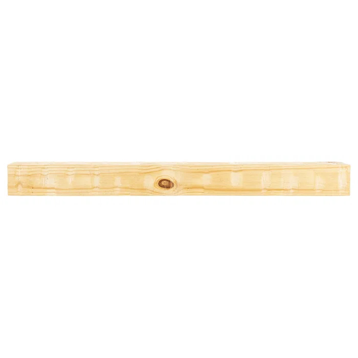 Mantel Directs Country Living Wood Fireplace Mantel Shelf - Bodie Rustic Hand Distressed Pine With Worn, Reclaimed Log Look; For Fireplaces, Hearths & Décor