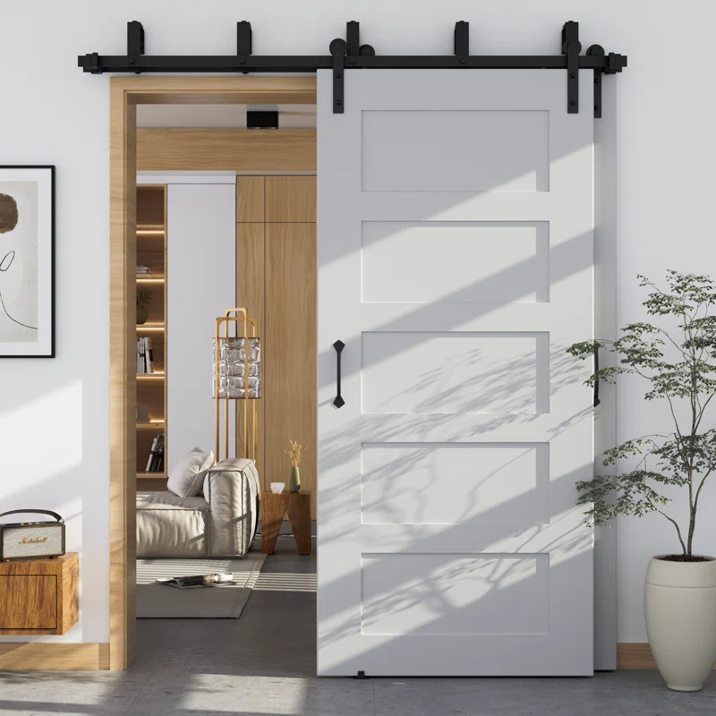 Double Bypass Barn Door Hardware Kit