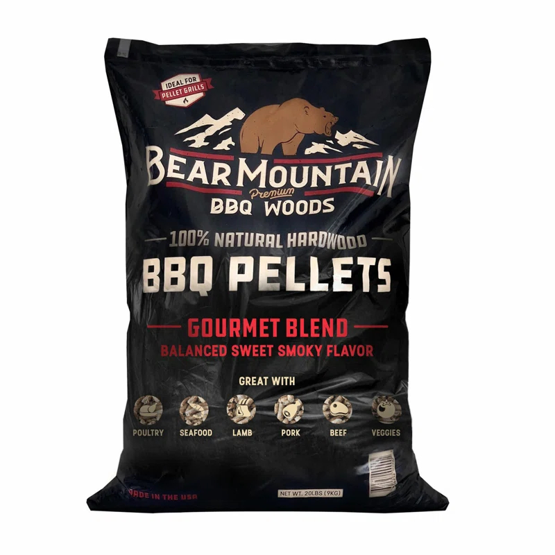 Bear Mountain BBQ Bear Mountain BBQ All-Natural Hardwood Gourmet Blend Smoker Pellets