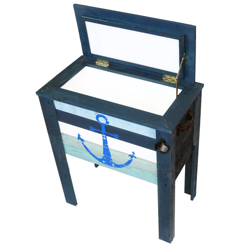 Backyard Expressions Backyard Expressions 45 Quarts Serving Station / Cart Cooler