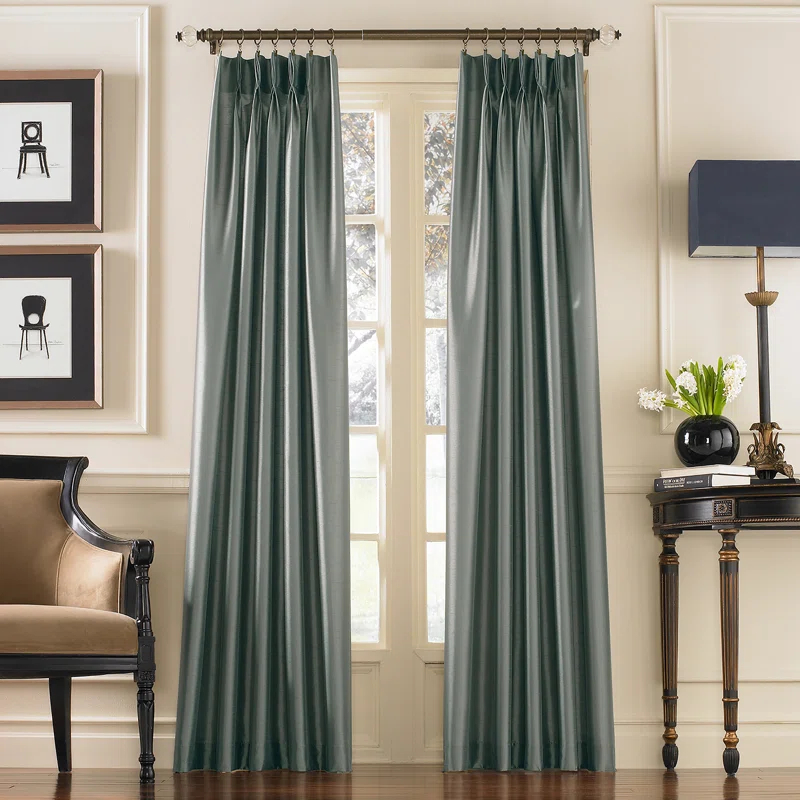 Charlton Home® Curtainworks Mansour Solid Room Darkening Single Curtain Panel