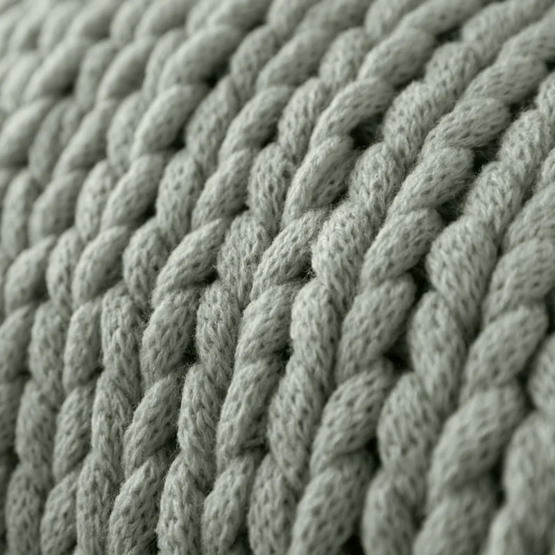 Becky Cameron Handmade Chunky Knit Throw Blanket