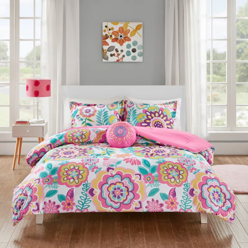 Camille Floral Comforter Set