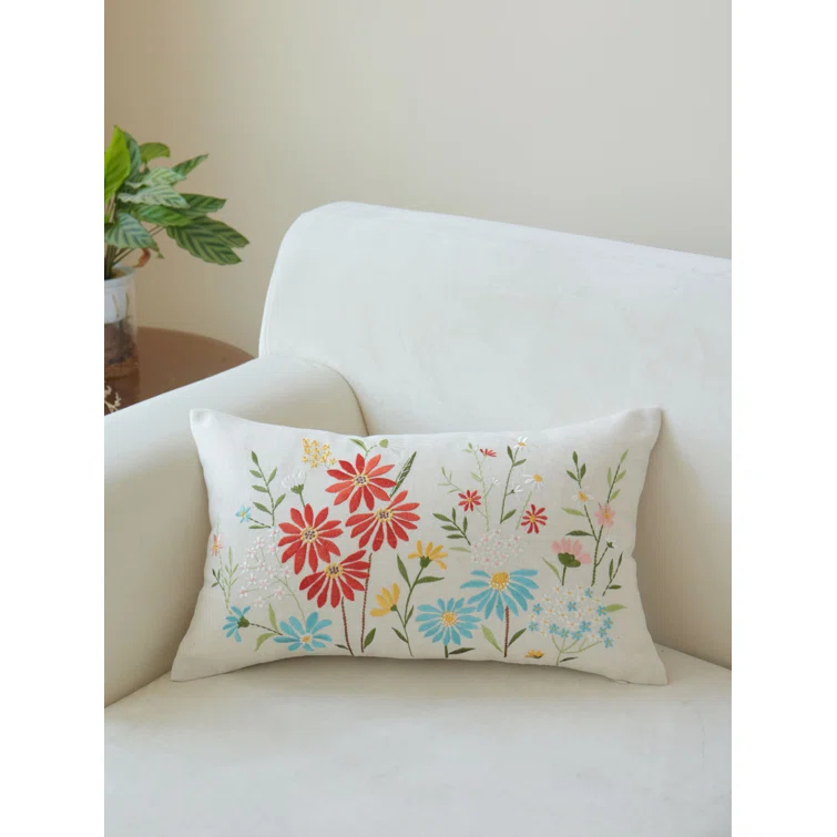 Cloud9 Design Floral Throw Pillow