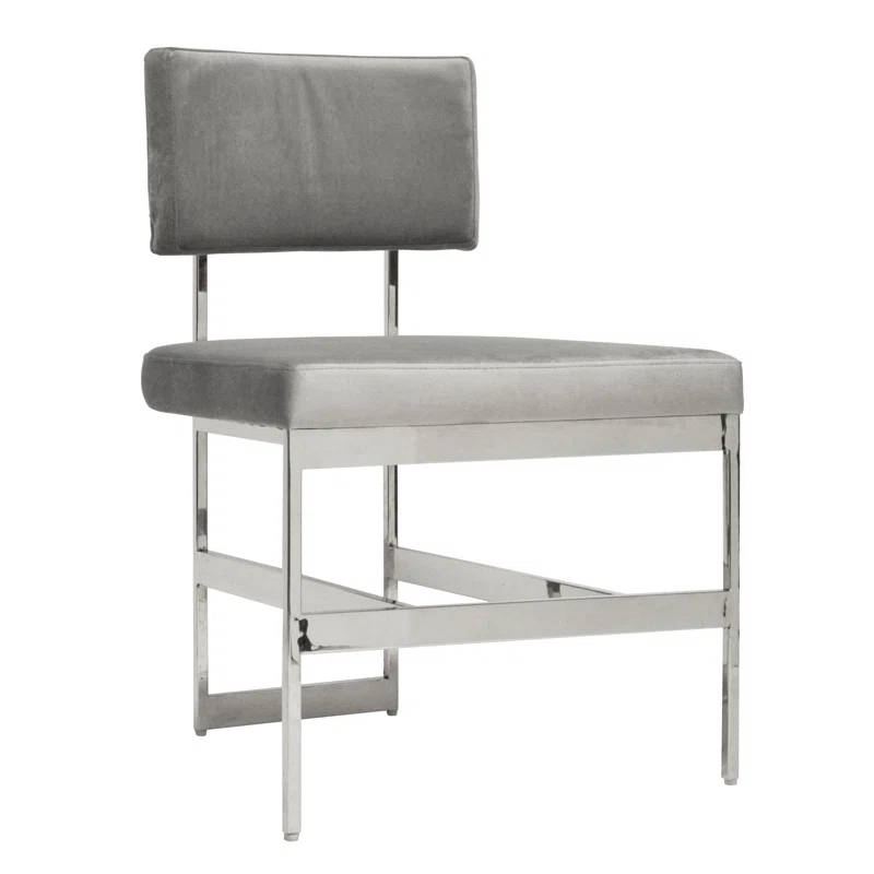 Shaw Upholstered Metal Side Chair