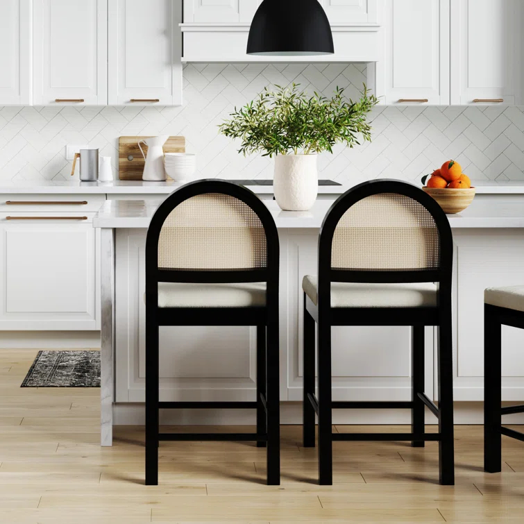 Nathan James Boucle Counter Stool