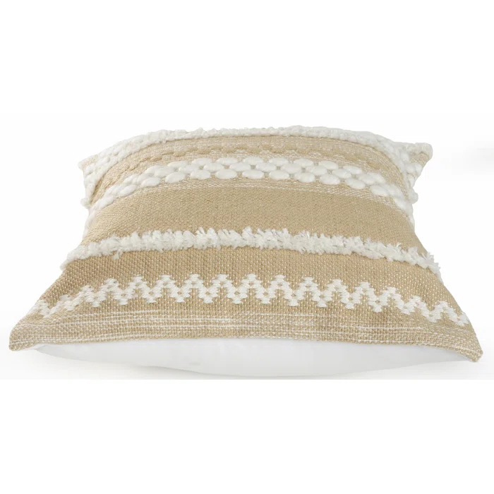 Beachcrest Home™ Hendren Textured Indoor/Outdoor Throw Pillow