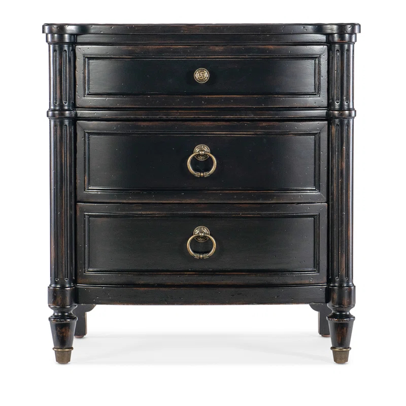 Charleston Solid + Manufactured Wood Nightstand