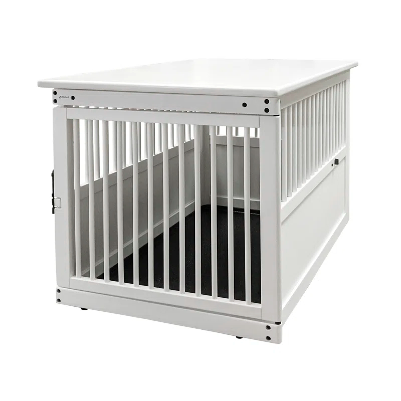 Richell Wooden End Table Pet Crate