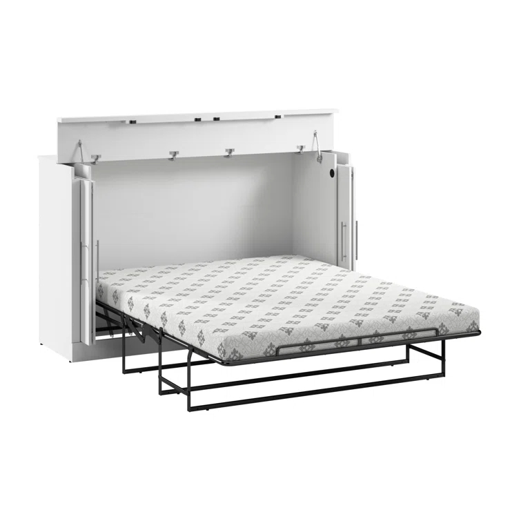 Bestar Murphy Cabinet Bed With Mattress