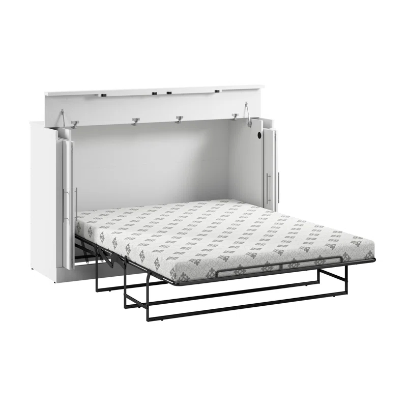 Bestar Murphy Cabinet Bed With Mattress
