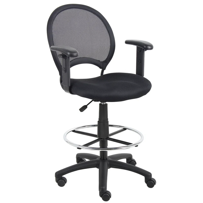 Boss Office Products Mesh Drafting Chair